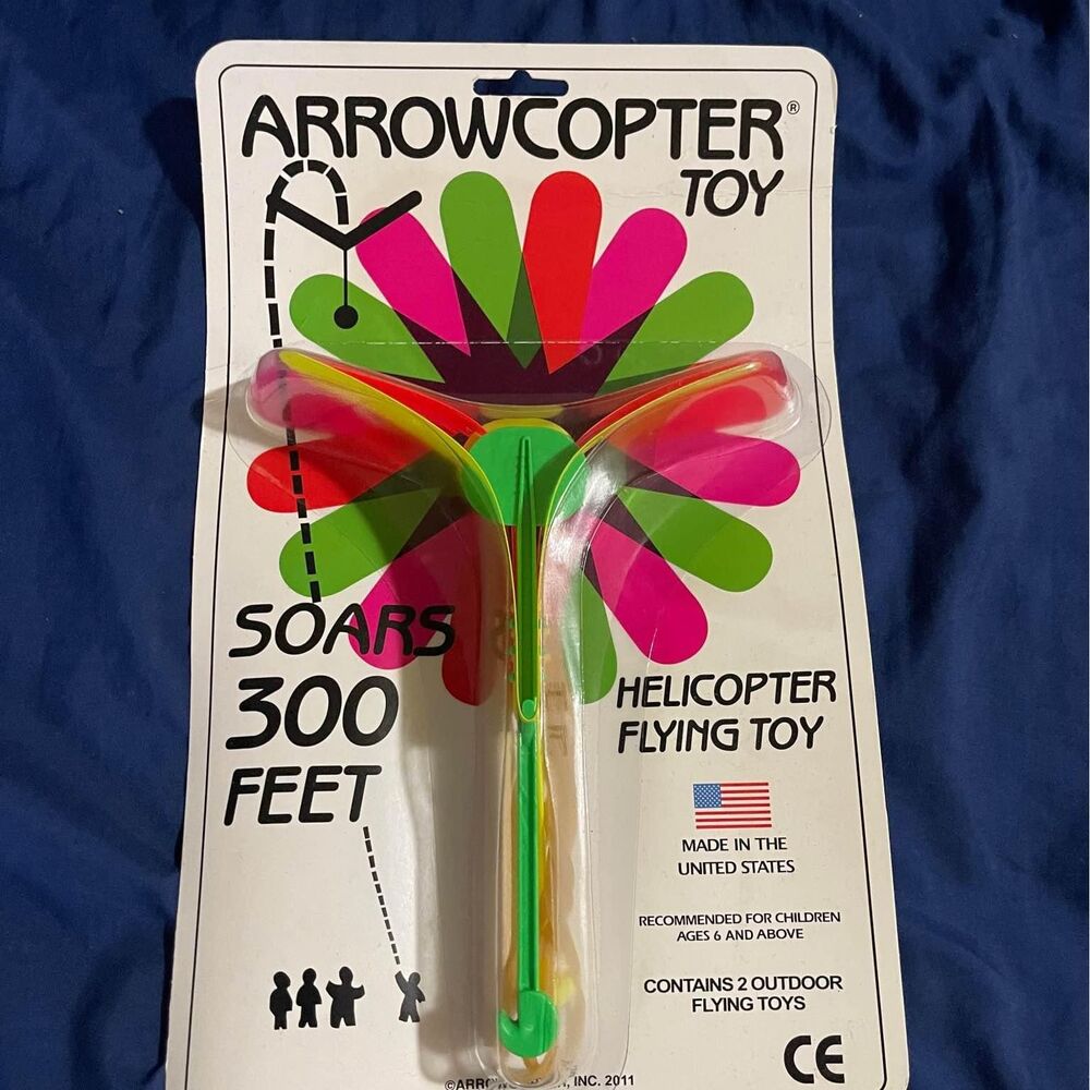 ARROWCOPTER HELICOPTER FLYING TOY SOARS OVER 300 FEET IN THE AIR